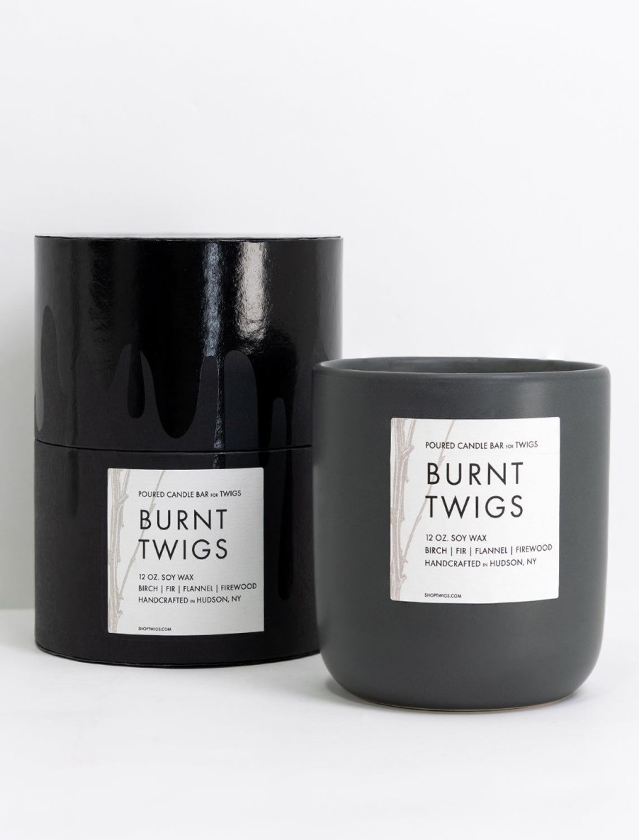 Wholesale Burnt Twigs Private Label Candle Candles