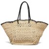 Online Alvaro Tote In Natural And Black Raffia Totes + Satchels