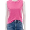 Wholesale Sunwashed Slub Muscle Tank In Cone Flower Pink Tanks