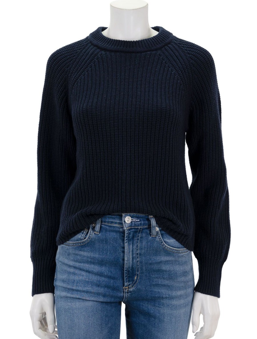 New Amalie Pullover In Navy Pullover Sweaters