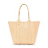 Online Le Slim Box Tote Coated Undyed Vachetta Totes + Satchels