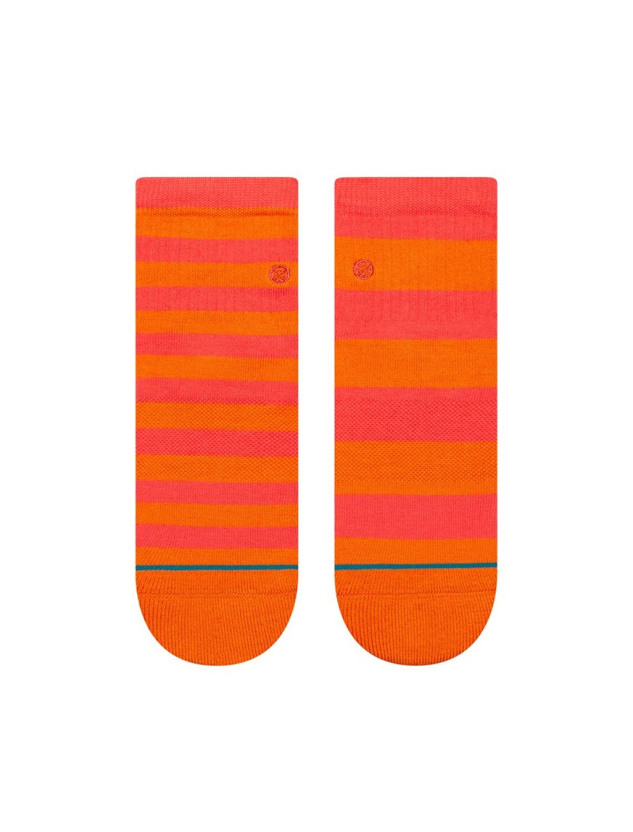 Best Cotton Quarter Socks In Balancing Act Orange Socks