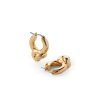 Online Maeve Small Hoops In Gold Hoops