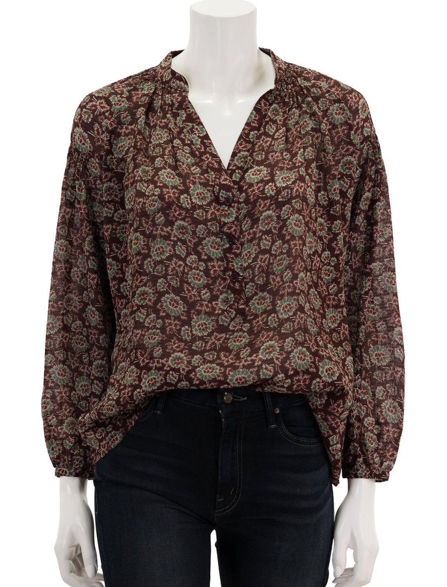 Hot Nipoa Blouse In Marron Blouses