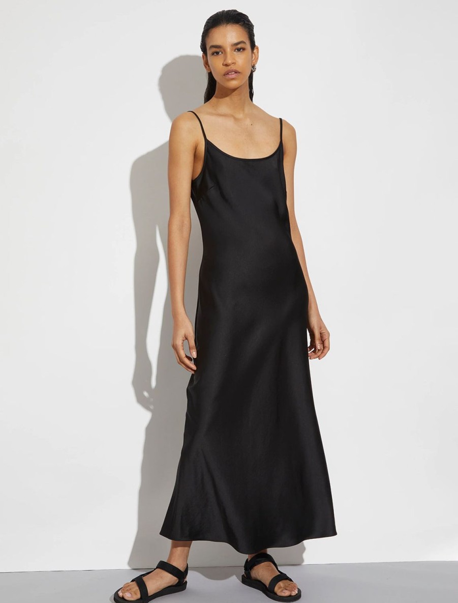 New Haley Slip Dress In Black Occasion Dresses