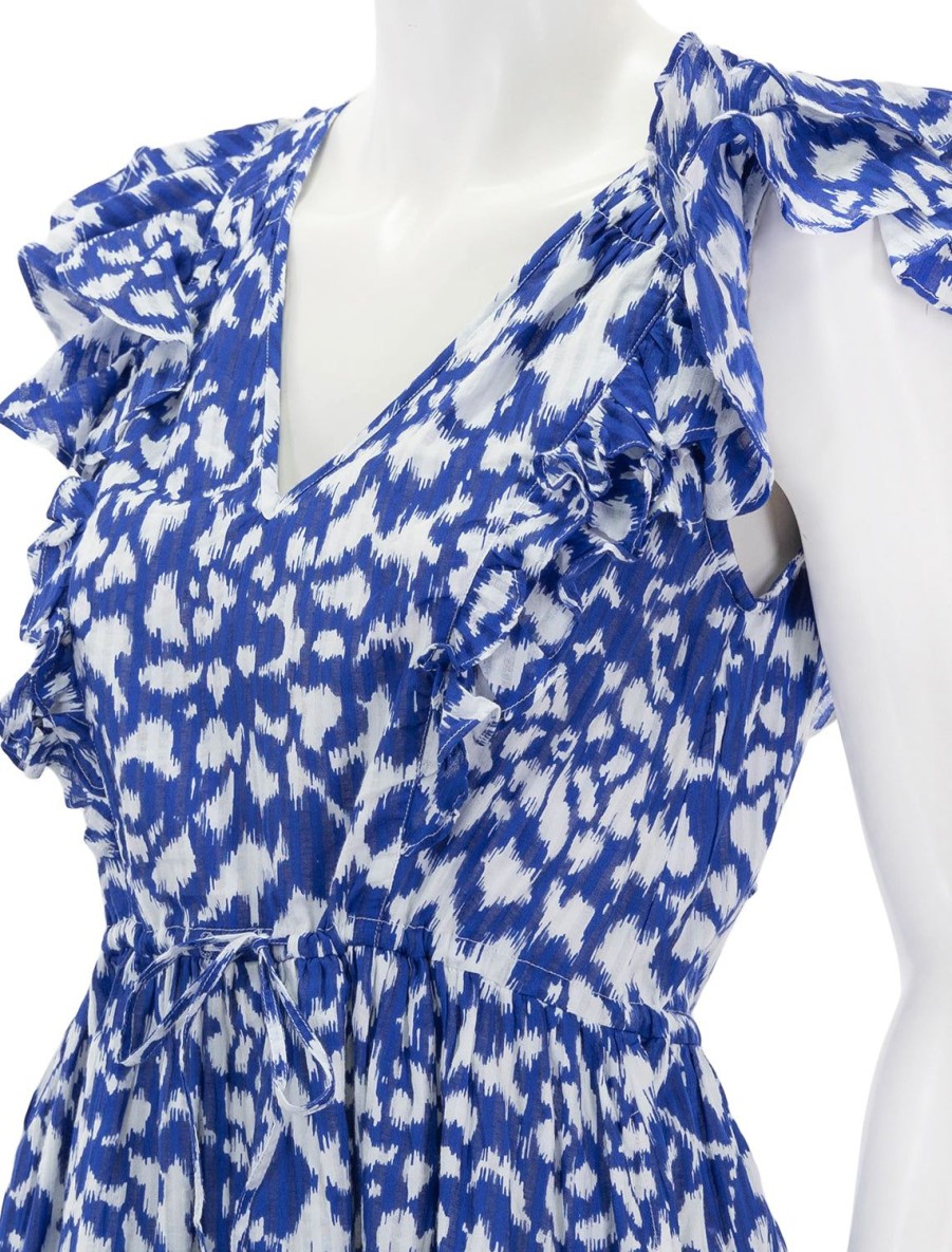 Clearance Felka Dress In Bluing Printed Dresses