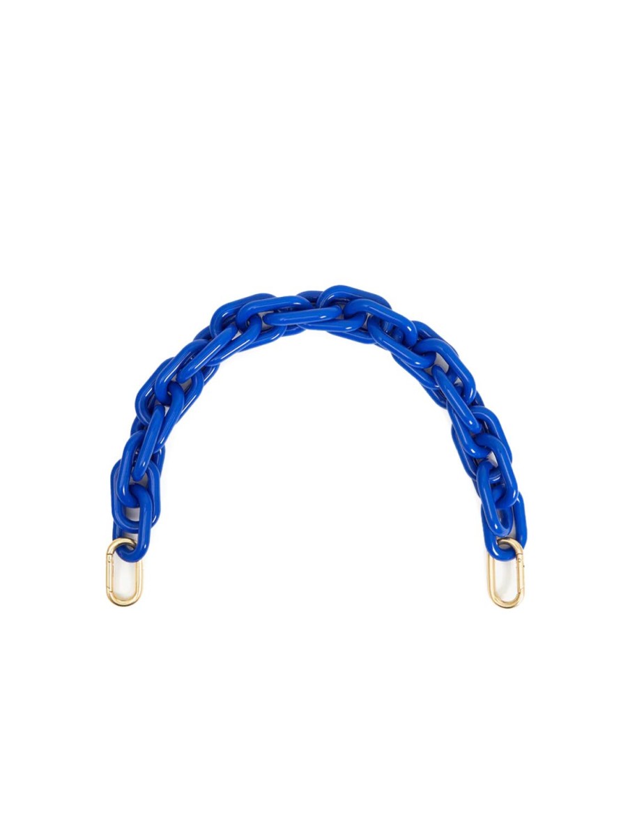 Wholesale Shortie Strap In Cobalt Resin Handbags Accessories