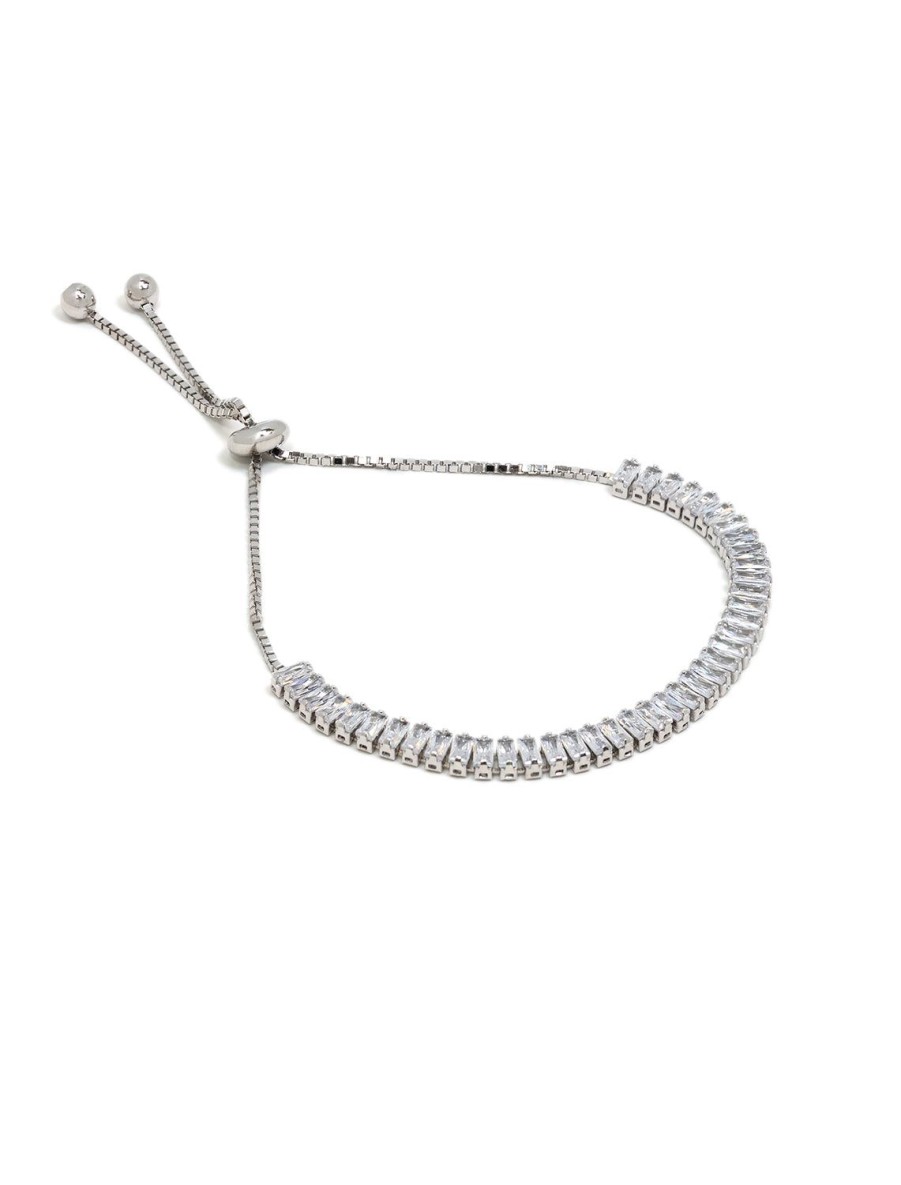 Wholesale Teagan Tennis Slide Bracelet Delicate