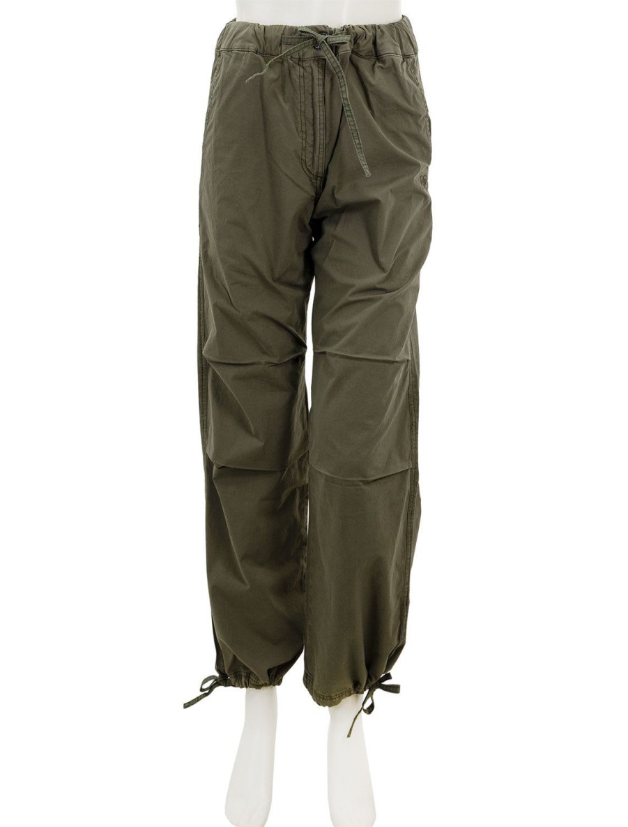 Clearance Washed Cotton Drawstring Pants In Kalamata Pants