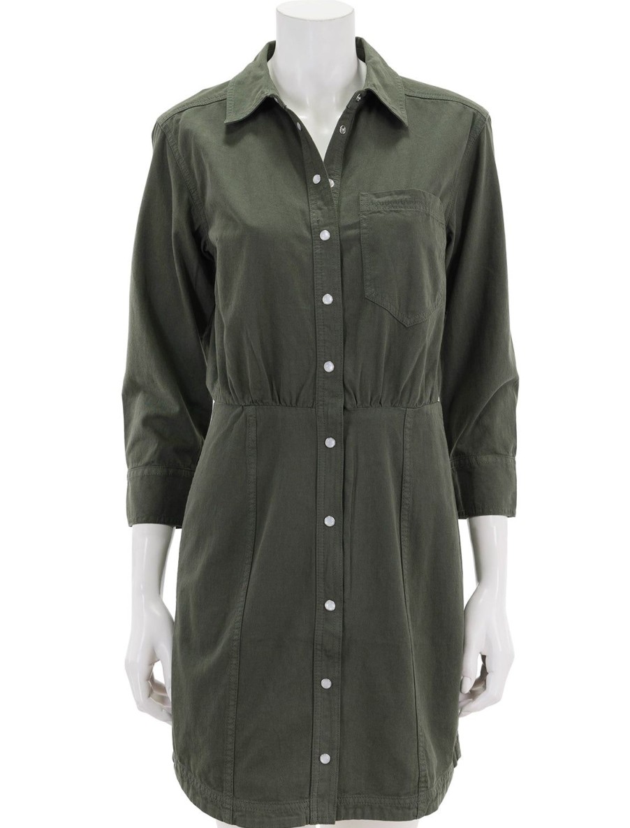 Hot Keston Dress In Army Green Day To Night Dresses