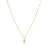 Wholesale Initial And Cz Necklace In Gold | E Delicate