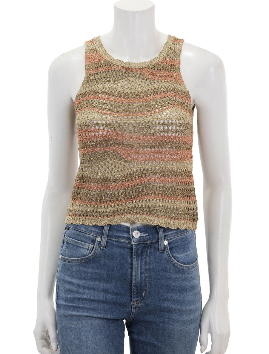 Wholesale Hannah Sweater Tank In Mushroom Tanks