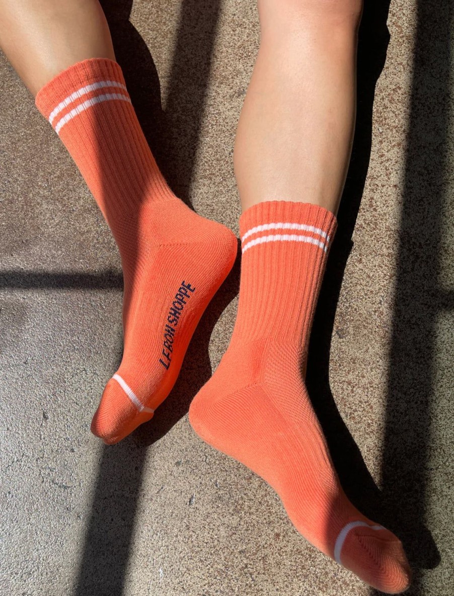 New Boyfriend Socks In Orange Socks