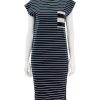 Hot The Honor Dress In Navy And Cream Stripe Casual + Knit Dresses