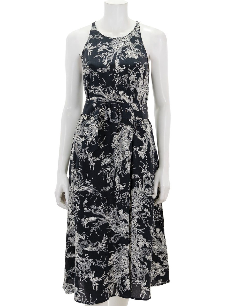 New Vivian Dress In Sketch Paisley Print Occasion Dresses