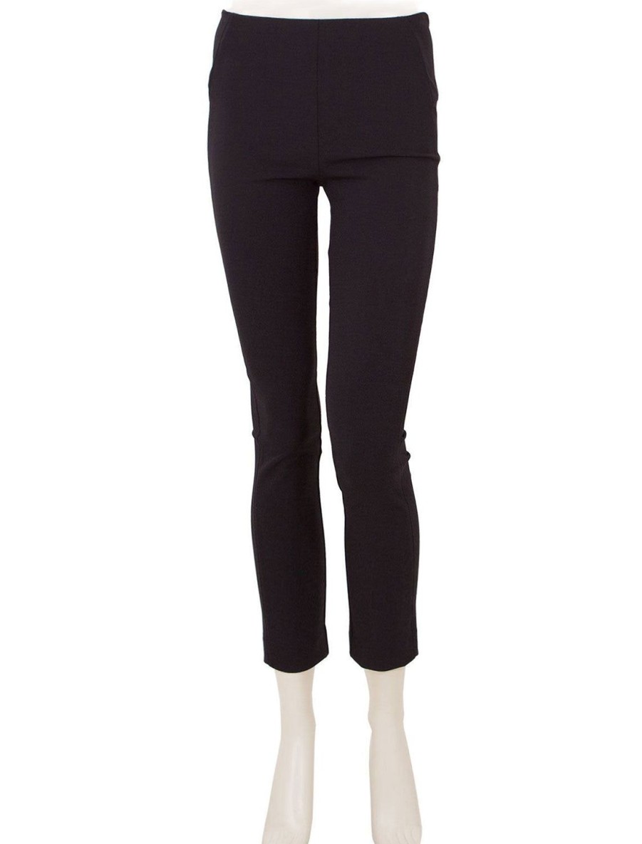 New Zip Back Scuba Pant In Black Pants