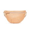 Hot Grande Fanny In Bisque Woven Checker Shoulder Bags