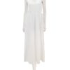 Hot Drawcord Waist Maxi Dress In White Casual + Knit Dresses