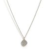 Clearance Simple Chain Necklace With Cz Disc Dont Use Chain Necklaces