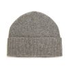 Best Ribbed Turnback Hat In Mid Grey Hats