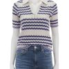 Clearance Spencer Polo Sweater In Cool Wave Pullover Sweaters