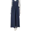 Best Drawcord Waist Maxi Dress In Navy Lounge Dresses