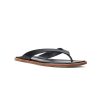 Wholesale Dante Thong Slide In Black Sandals