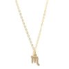 Online Mini Pave Zodiac Necklace | Scorpio Delicate