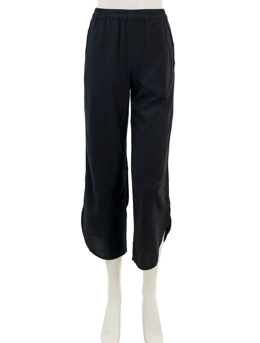 Wholesale Wide Leg Allison Pant In Black Pants