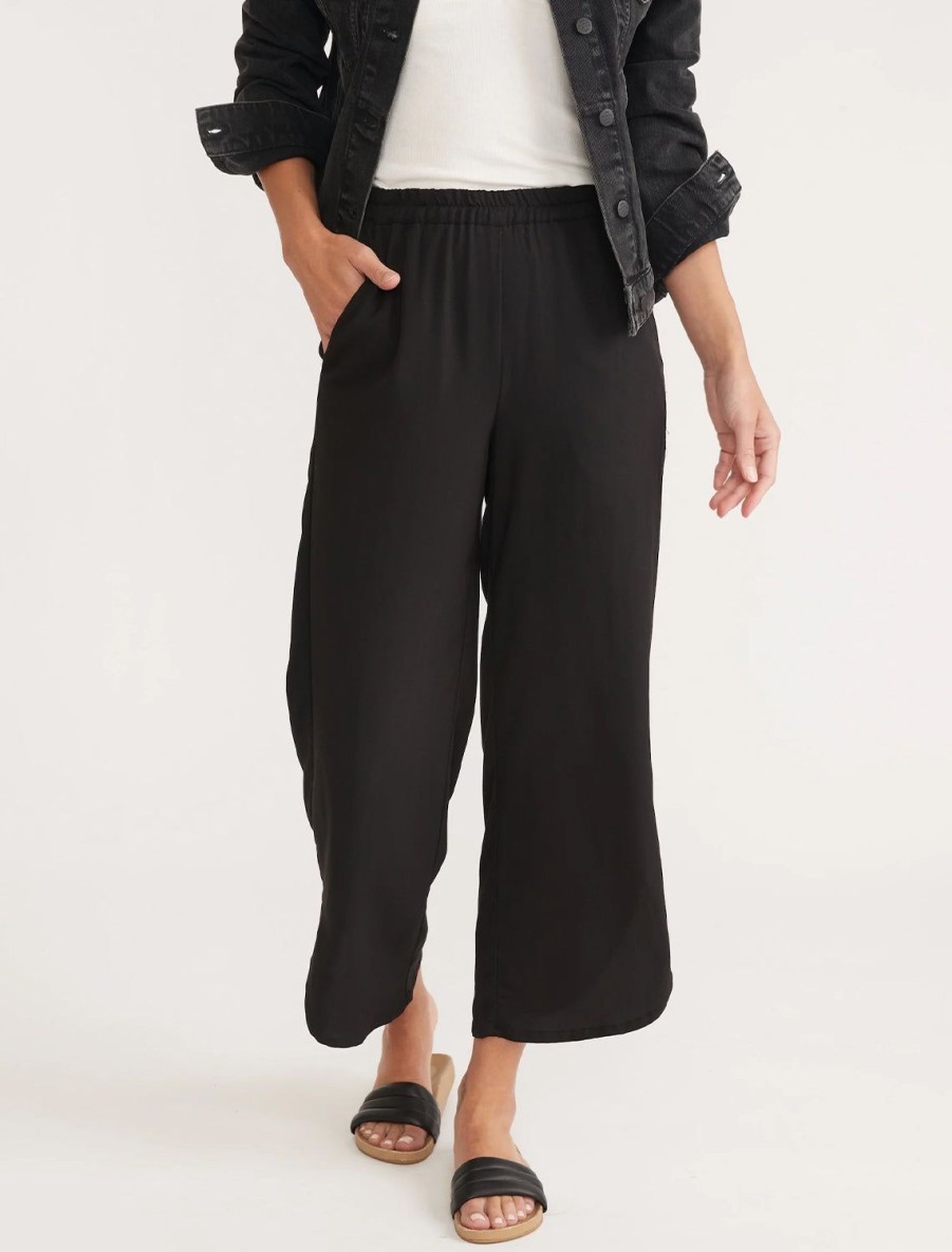 Wholesale Wide Leg Allison Pant In Black Pants