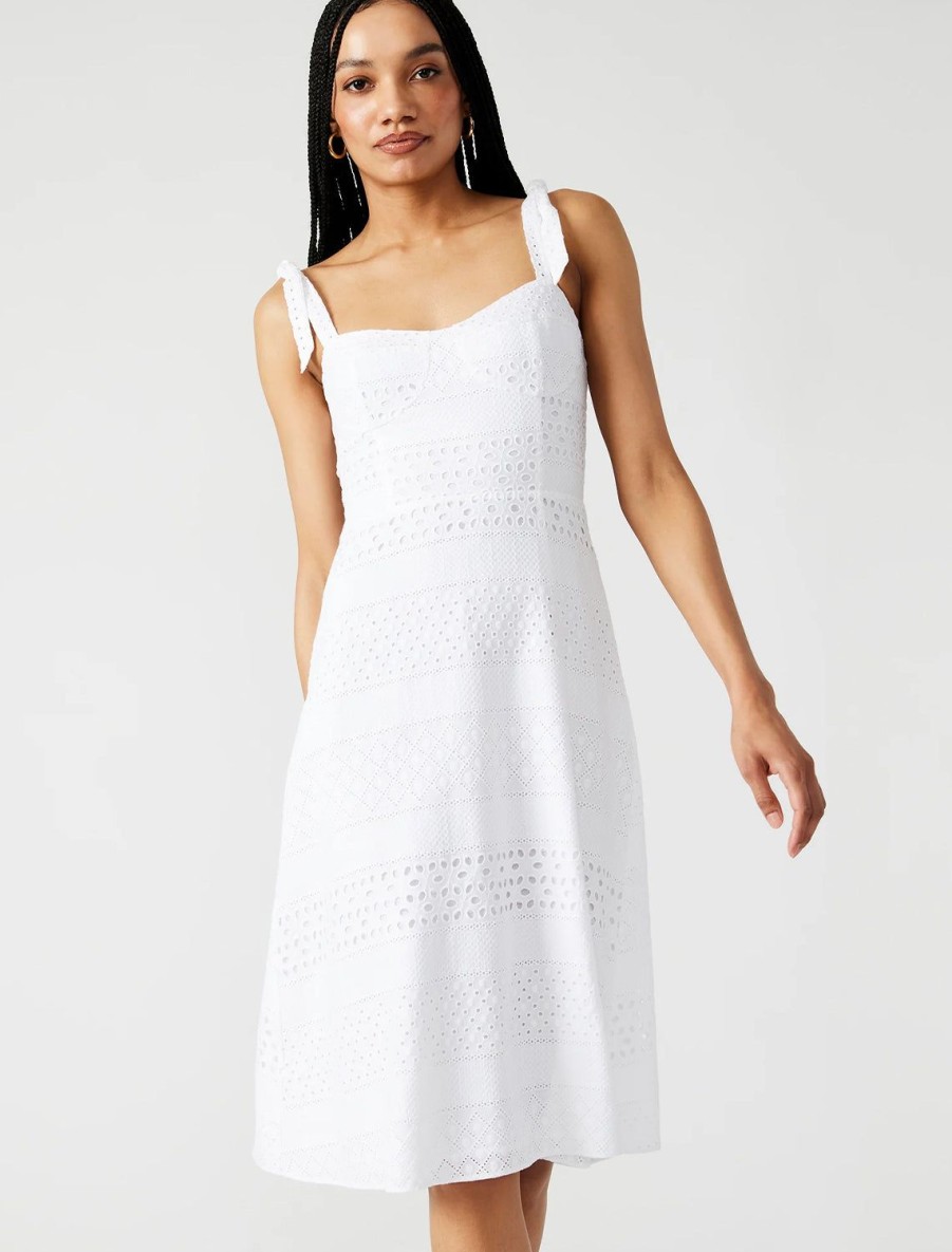 Clearance Carlynn Dress In White Day To Night Dresses