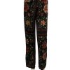 Hot Macaws Garden Black Pants Pants