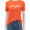 Best Hello New York Modern Tee In Poppy Tees