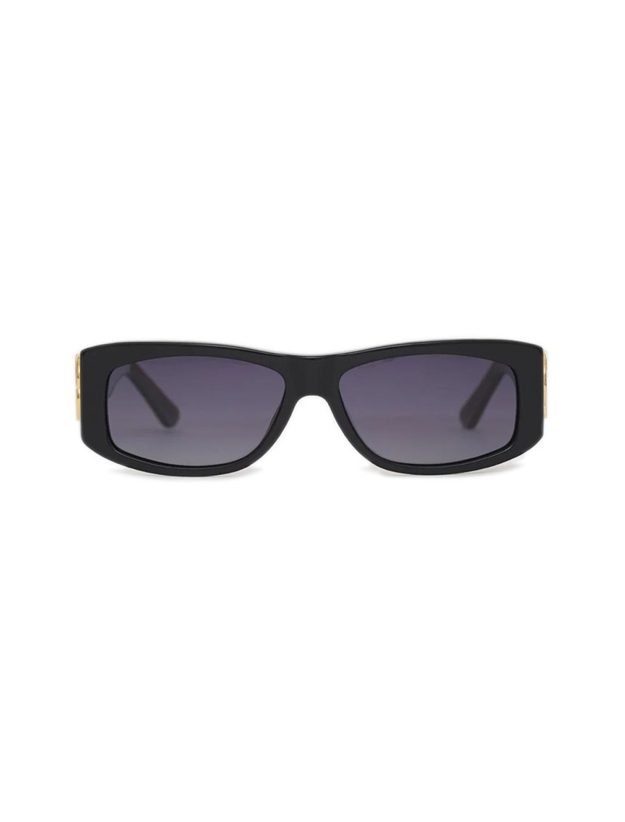 Online Siena Sunglasses In Black And Gold Sunglasses