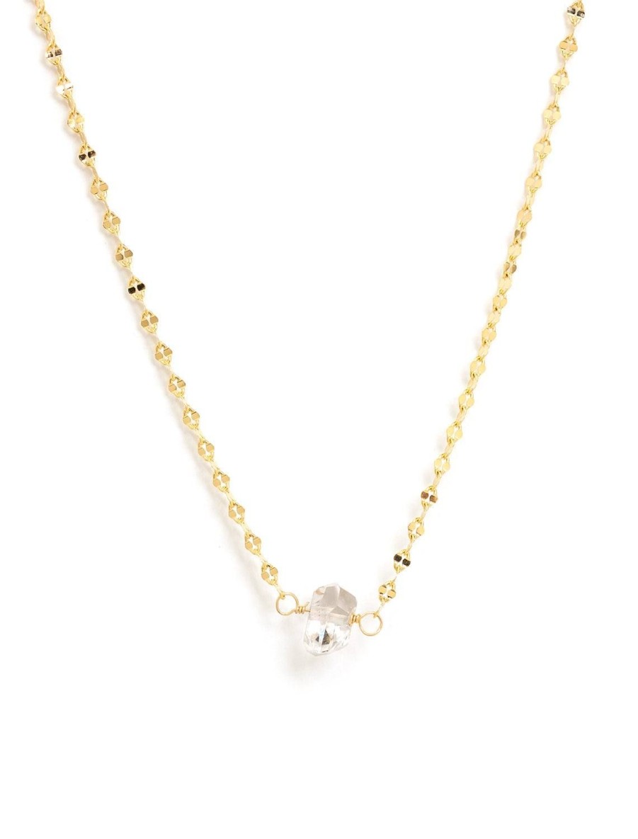 Clearance Herkimer Diamond Necklace Delicate