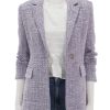 New Harlow Blazer In Dahlia Purple Blazers