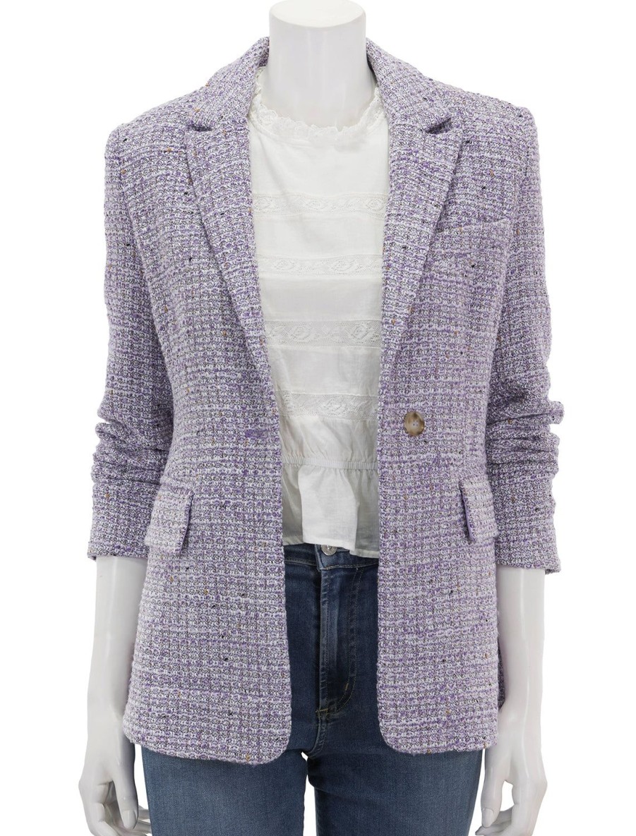 New Harlow Blazer In Dahlia Purple Blazers