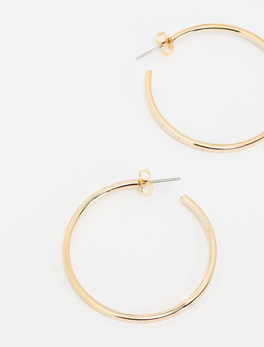 Wholesale Disco Ball Hoops In Gold Hoops