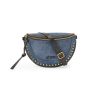 Hot Skano In Dark Blue Shoulder Bags