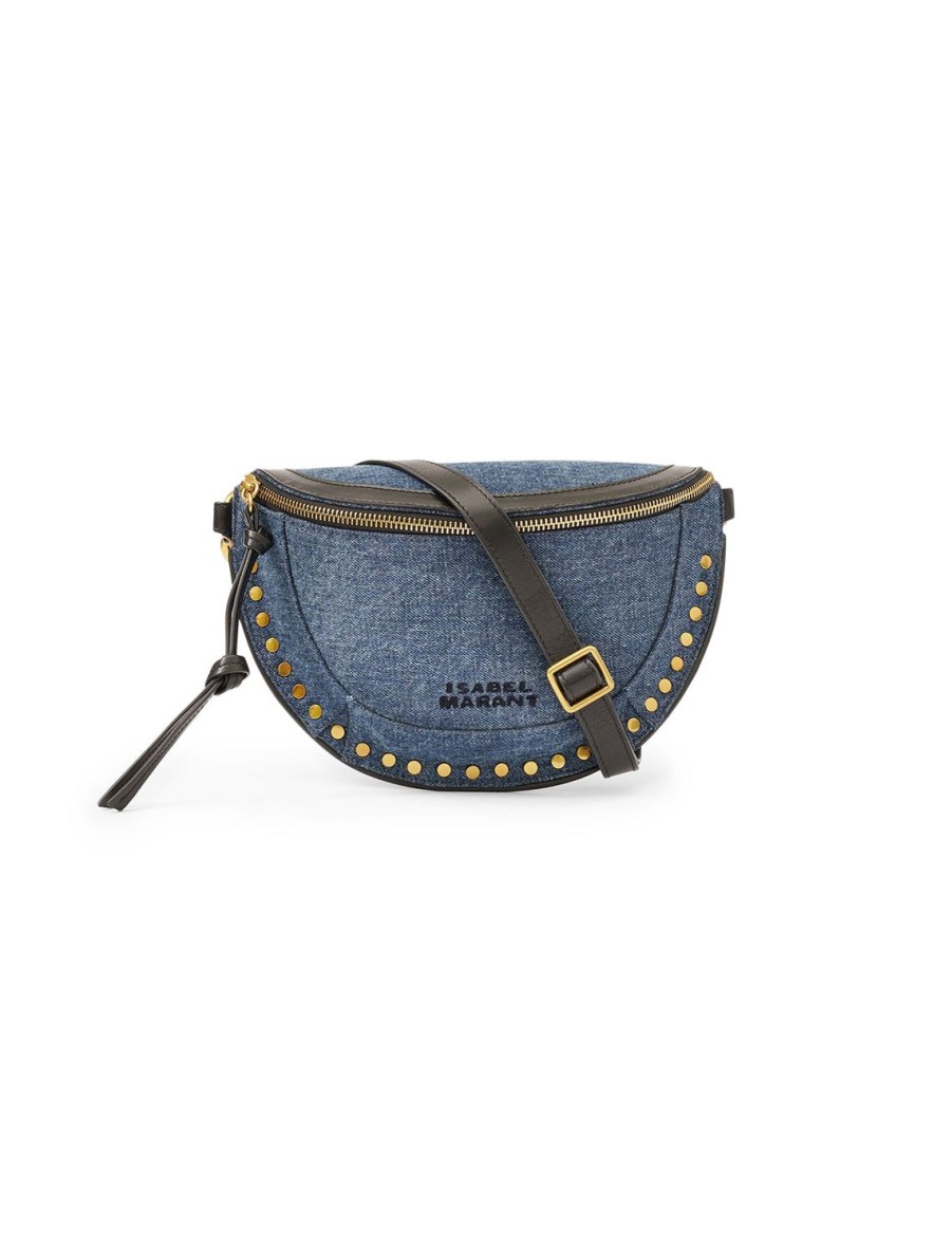 Hot Skano In Dark Blue Shoulder Bags