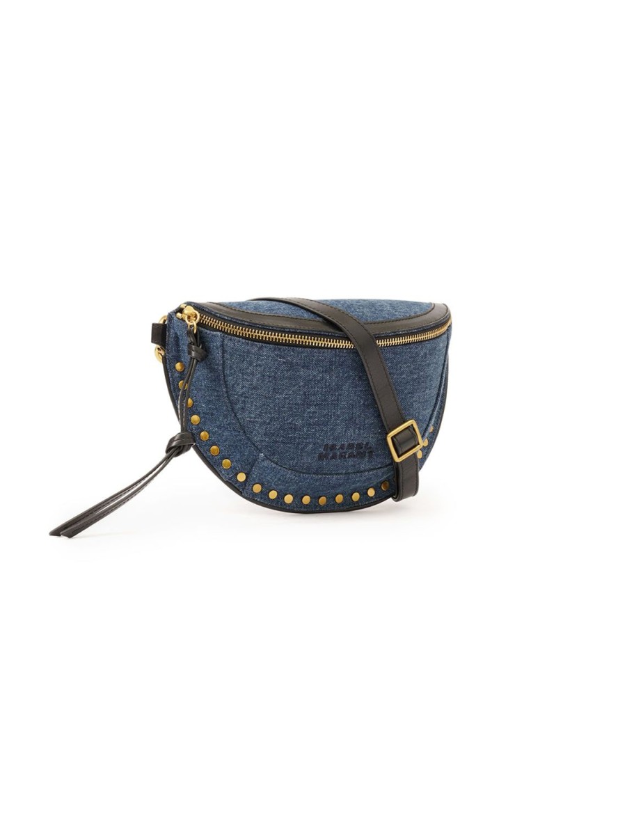 Hot Skano In Dark Blue Shoulder Bags