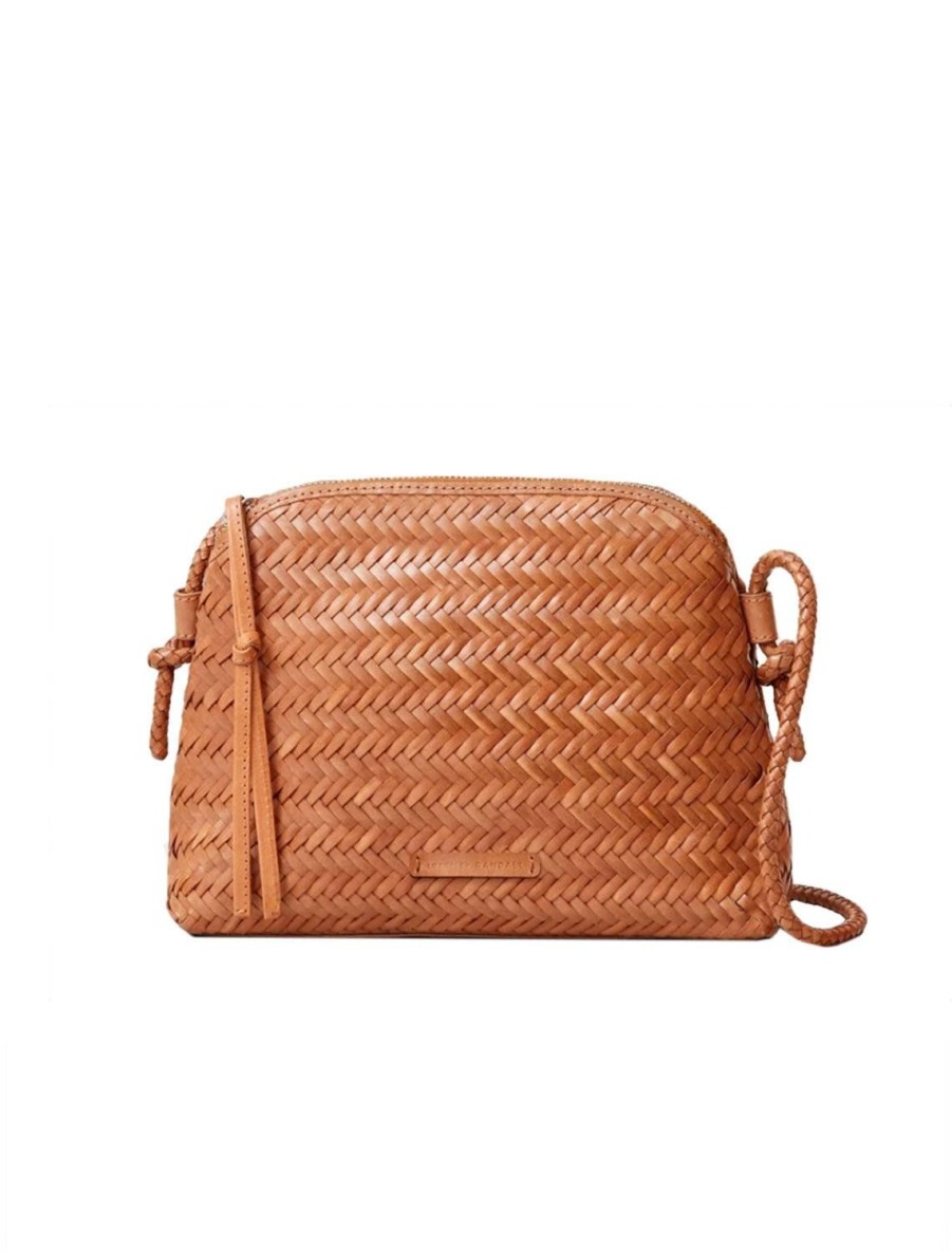 New Mallory Woven Crossbody In Timber Crossbody