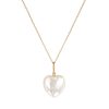 Best Gemma Mother Of Pearl Heart Necklace In Gold Chain Necklaces