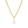 Hot Colette Pearl Curb Necklace Delicate