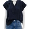 Best Paloma Blouse In Navy Blouses