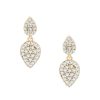 Best Tiny Pave Double Teardrop Studs