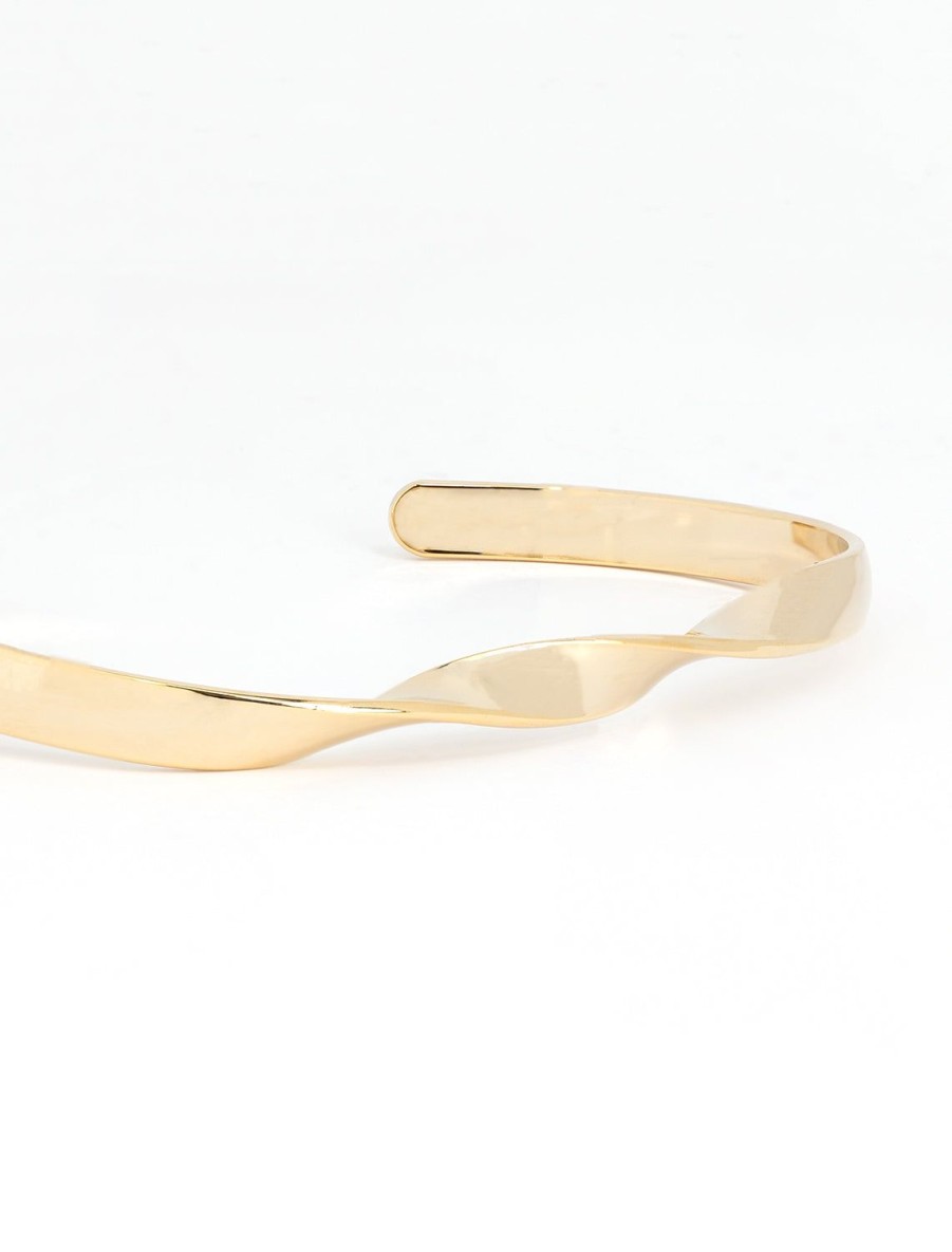 Clearance Gold Twist Cuff Cuffs