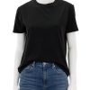 Online Short Sleeve Iconic Boyfriend Crew In Black Tees