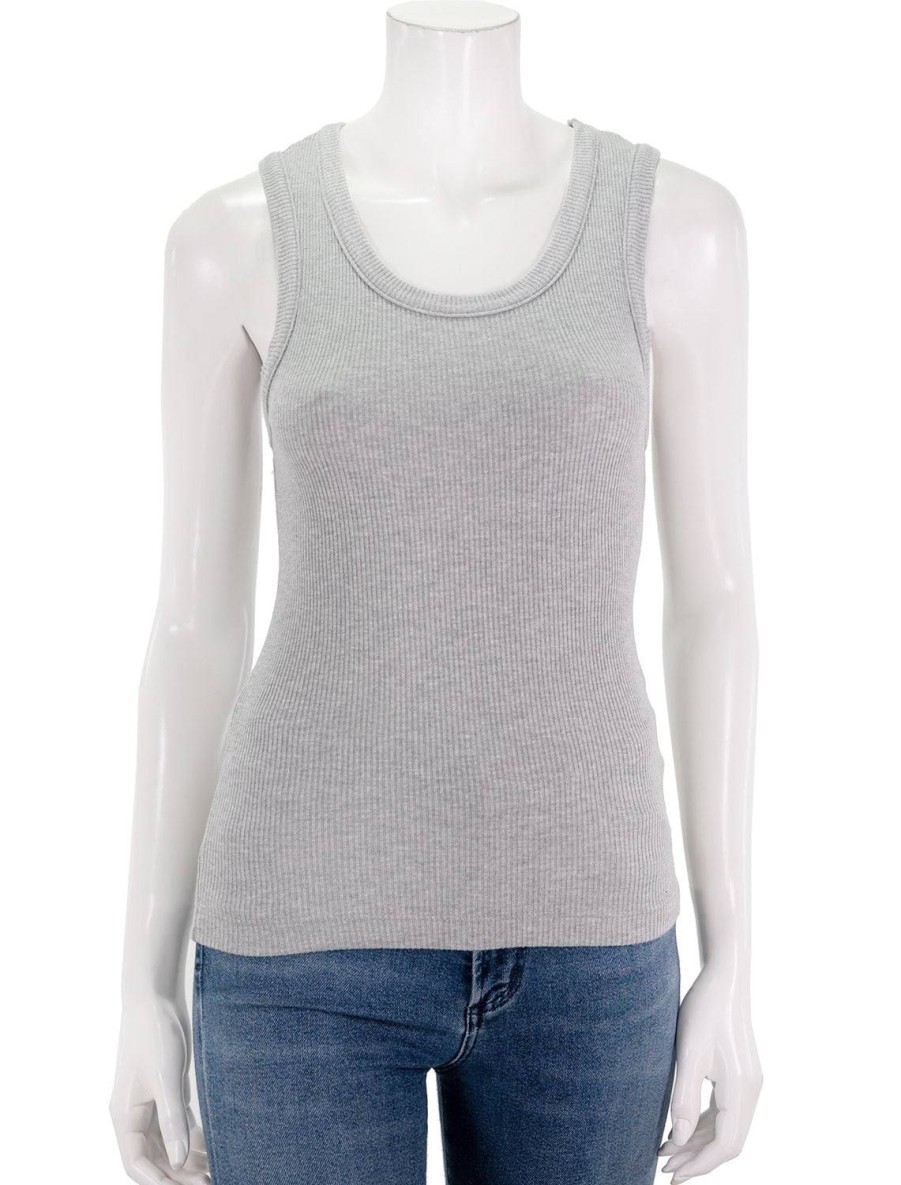 Best Poppy Tank In Heather Grey Lounge Tops + Sweatshirts