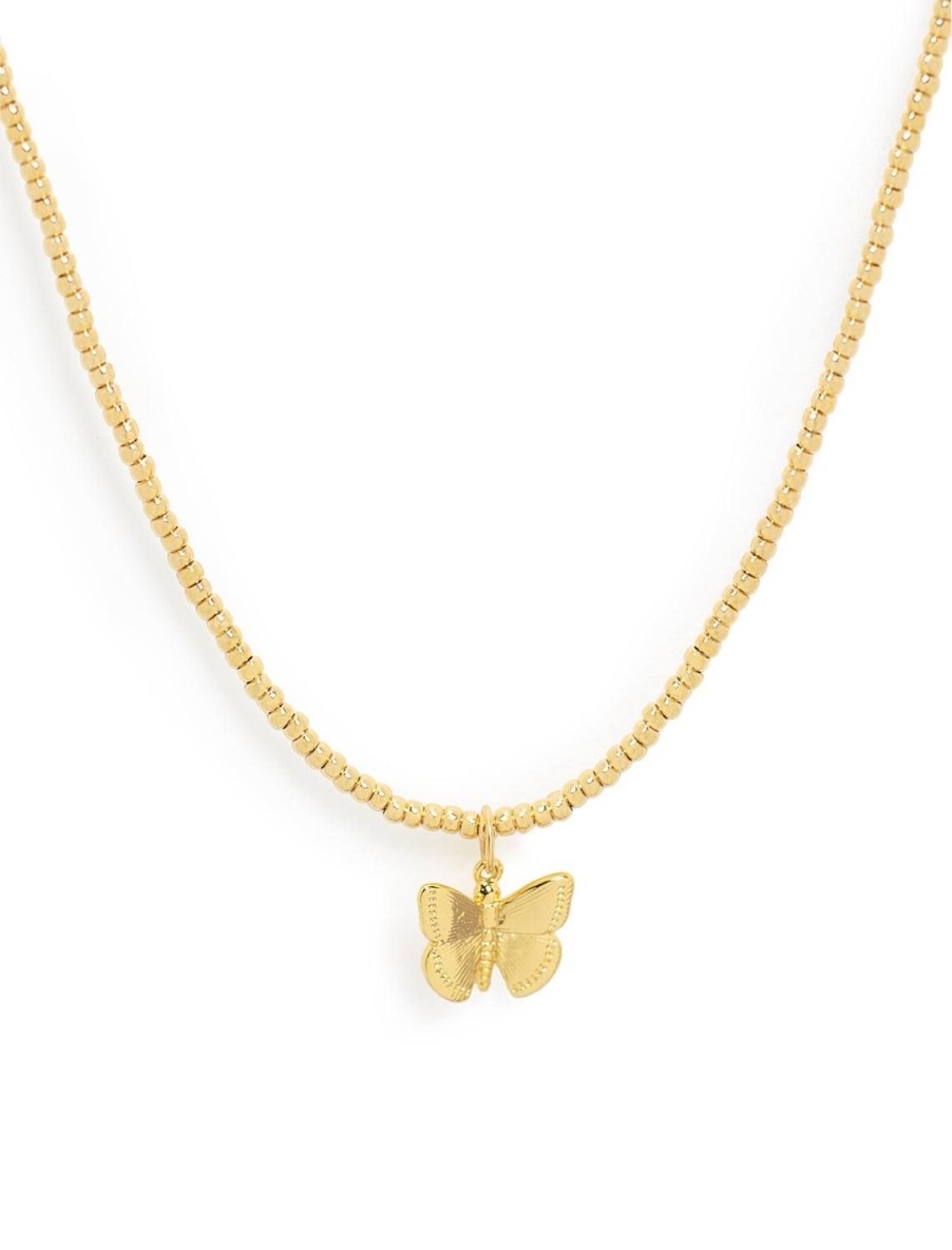 Wholesale Mini Monarch Necklace In Gold Delicate